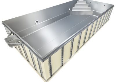Bazény Šmíd Skimmer nerezový model