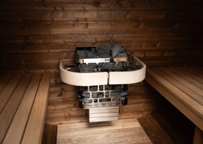 Finská sudová sauna Duo Quattro Hexa Bazény Šmíd